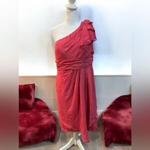 David’s Bridal Fushia pink Dress